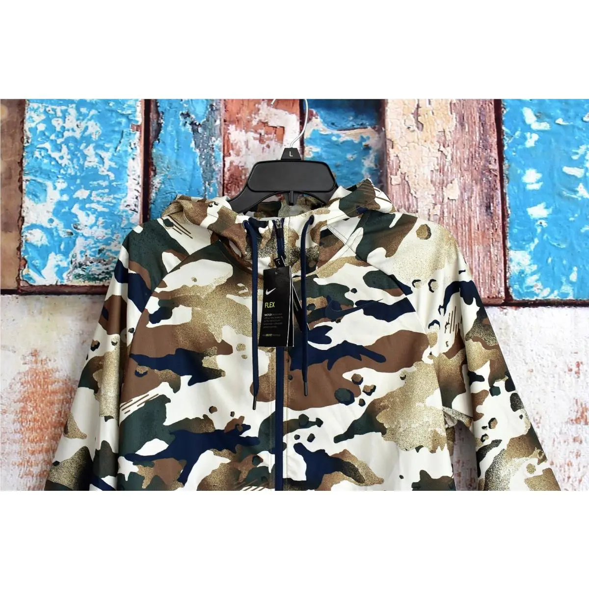 Nike clothing - Nike Pro Flex - Pro Flex - CU4042 - Blue/Camouflage 1