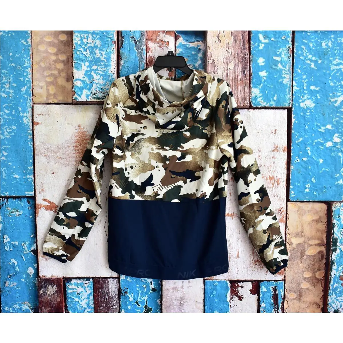 Nike clothing - Nike Pro Flex - Pro Flex - CU4042 - Blue/Camouflage 5