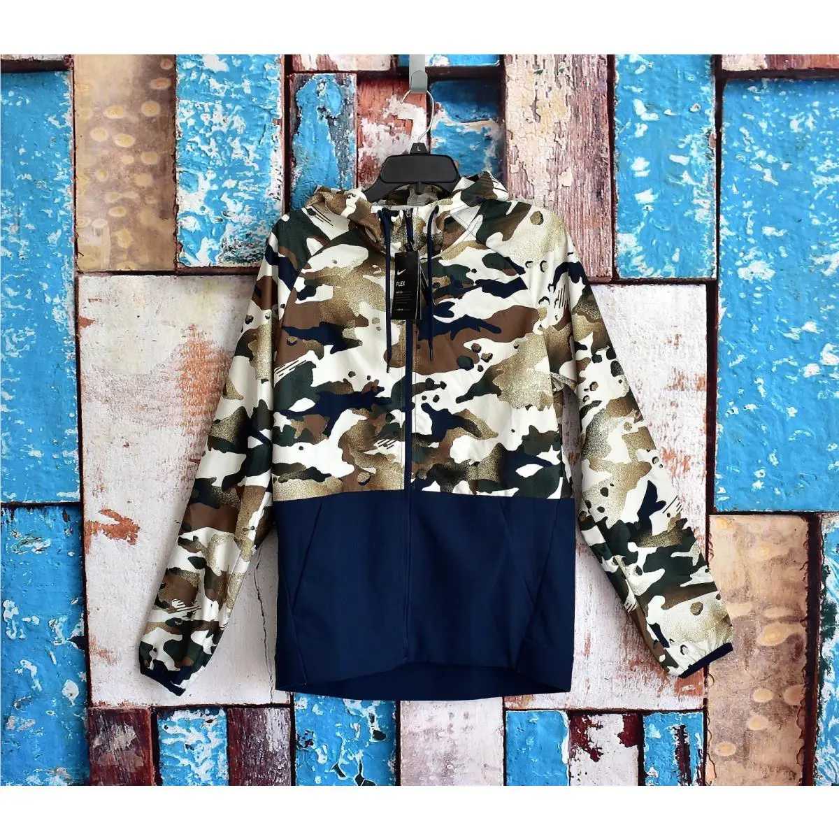 Nike clothing - Nike Pro Flex - Pro Flex - CU4042 - Blue/Camouflage 12