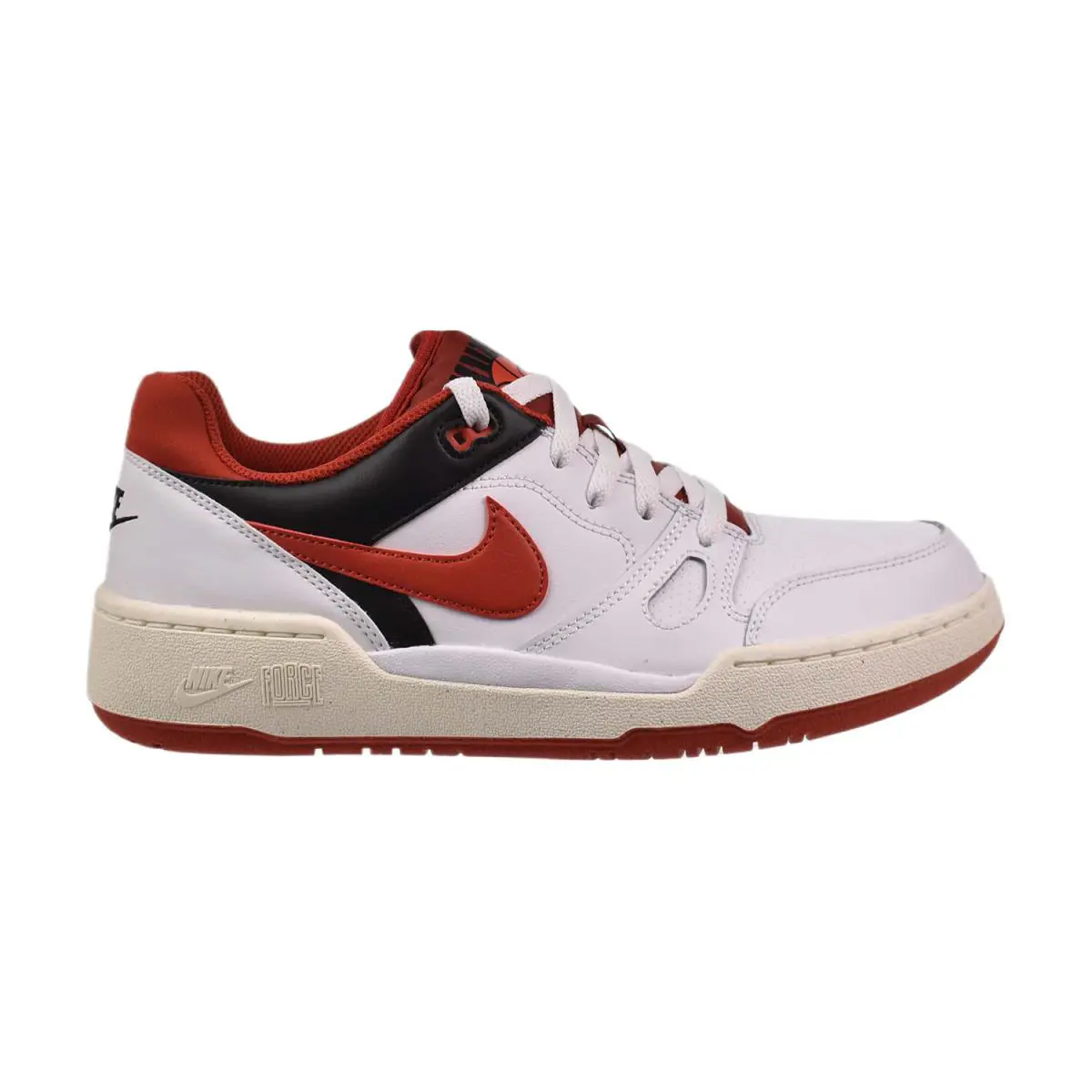 Nike Full Force Low Men`s Shoes White-red-black FB1362-102 - White-Red-Black