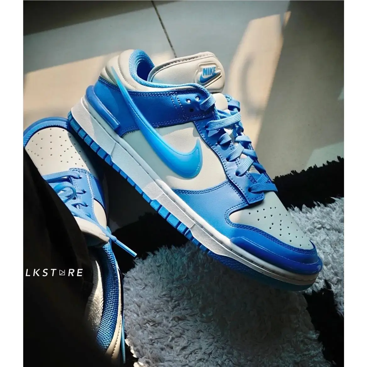 Nike shoes - Nike Dunk Low Twist - Dunk Low Twist - DZ2794-002 - Photon Dust/University Blue/White 10