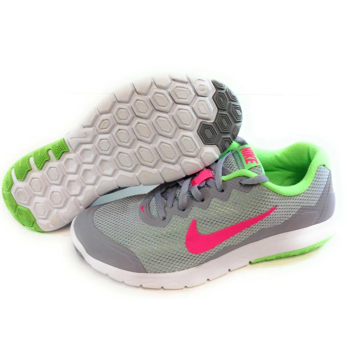 Womens Nike Flex Experience RN 4 749178 013 Grey Green 2015 DS Sneakers Shoes - Grey