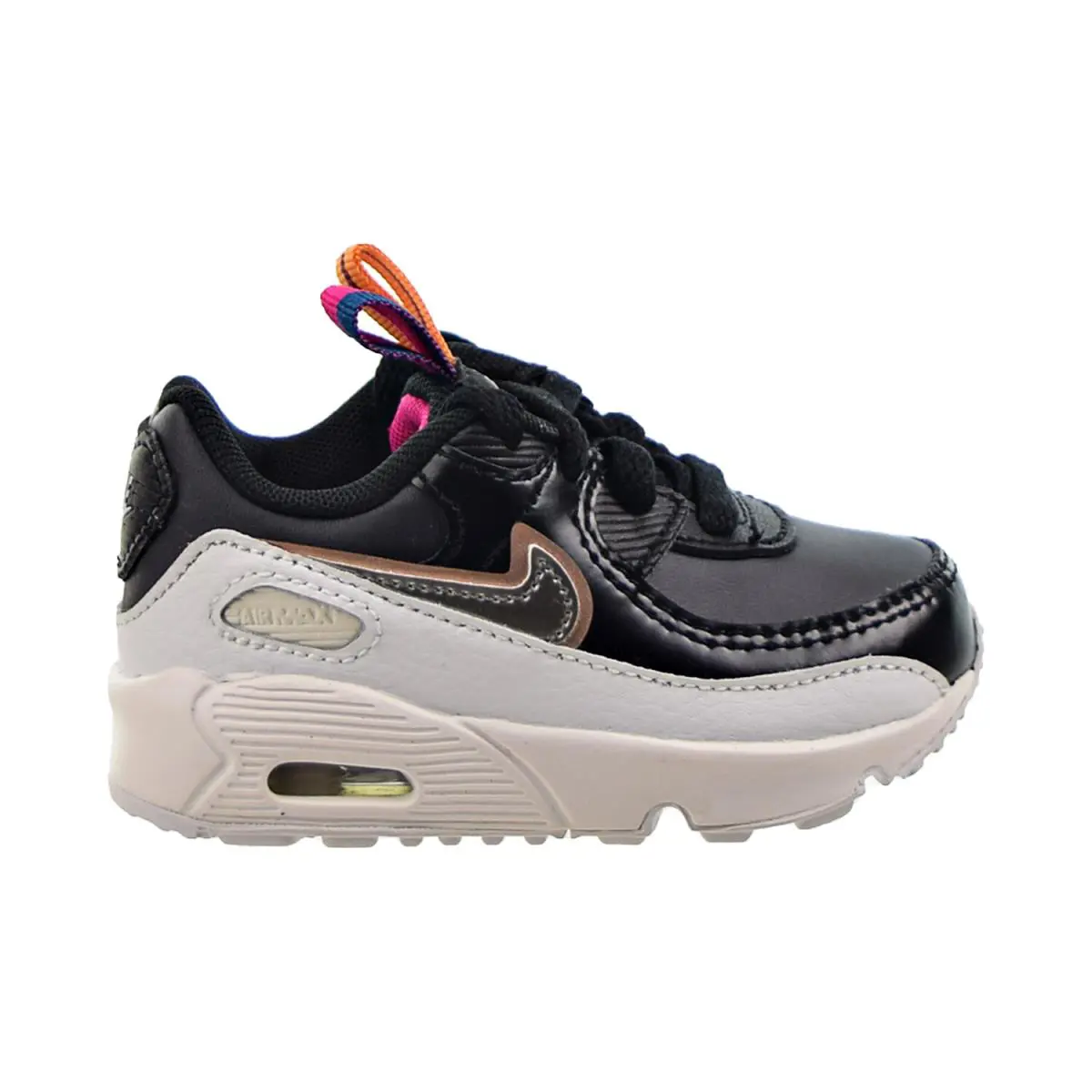 Nike Air Max 90 Ltr SE TD Baby/toddler Shoes Off Noir-black DJ0416-001 - Off Noir-Black-Summit White-Metallic Pewter