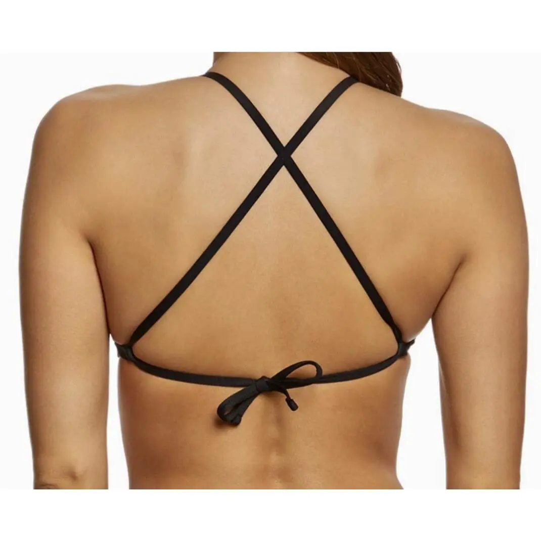Nike clothing - NIKE Printed Black White Halter Top High Waist Bikini Bottoms - NESS8292 - Black 1