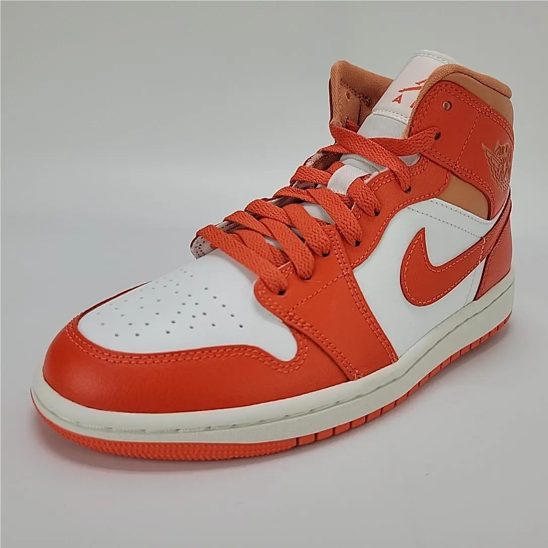 Nike shoes - Air Jordan 1 Mid - Air Mid - BQ6472-108 - Summit White/Cosmic Clay 12