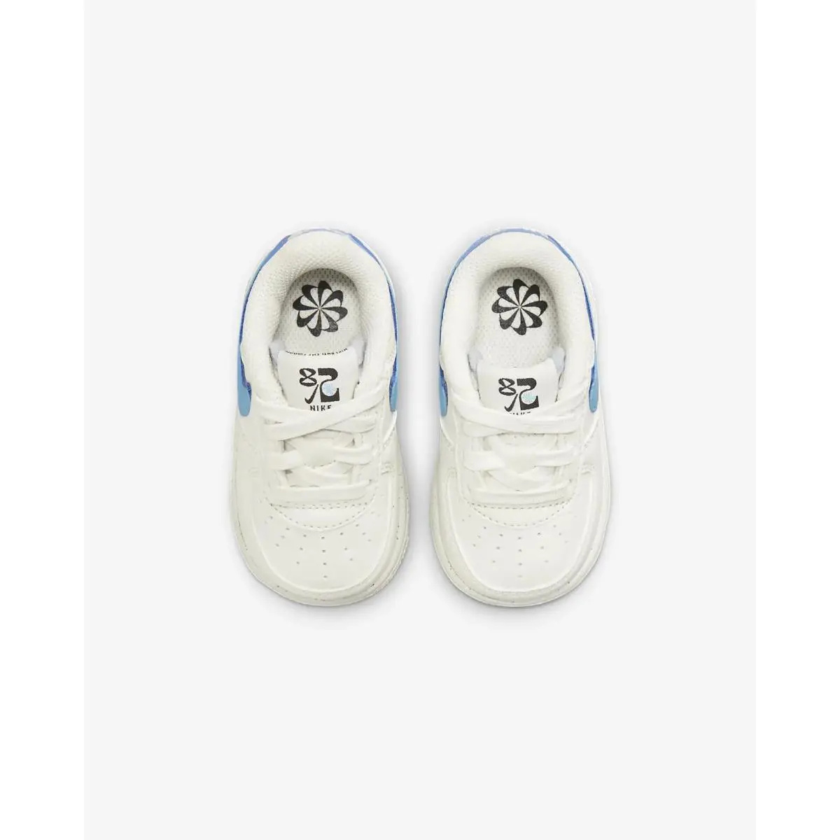 Nike shoes - White And Light Blue 8
