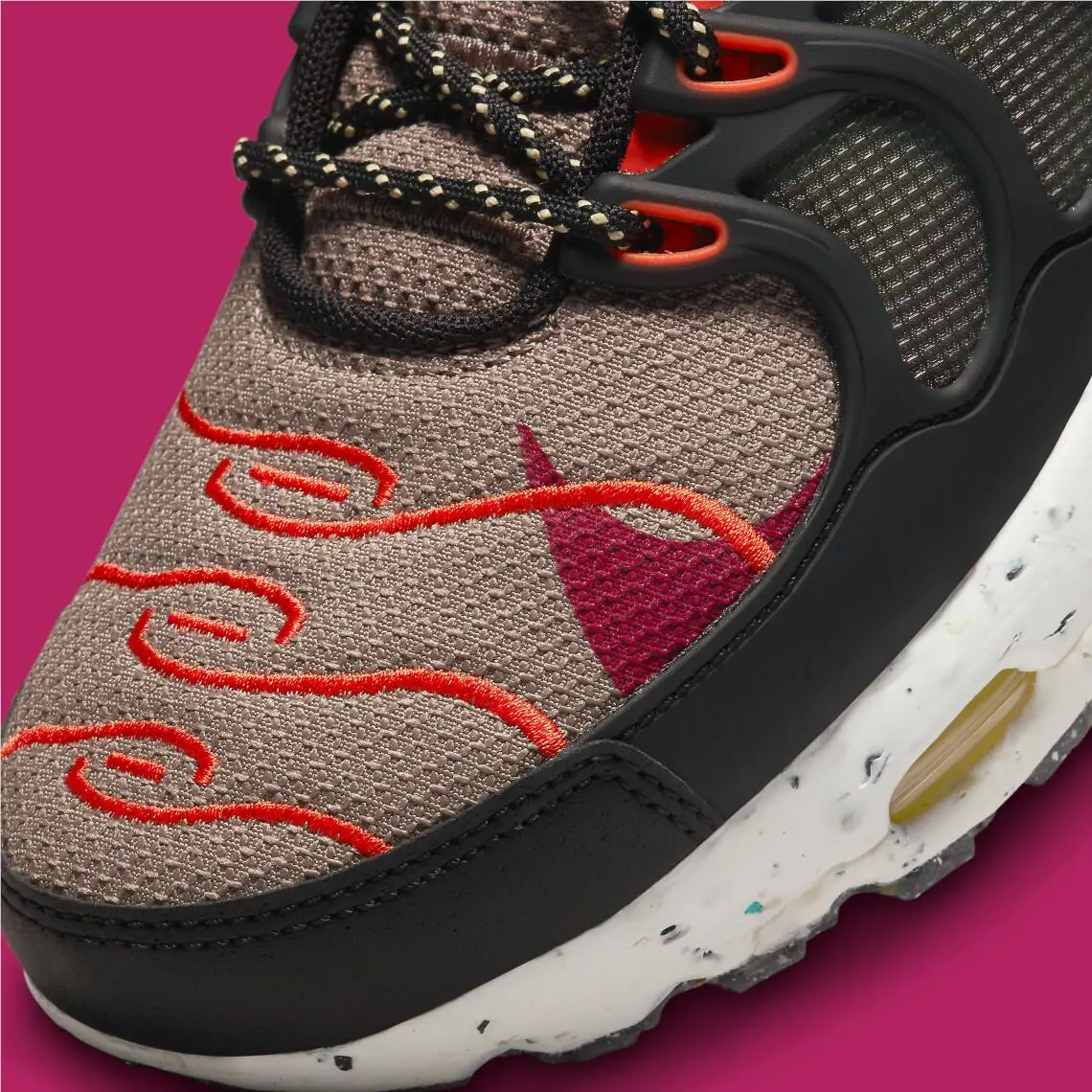 Nike shoes - Nike Air Max Terrascape Plus - DQ3977-002 - MOON FOSSIL / DYNAMIC BERRY, Manufacturer: Moon Fossil/Mantra Orange/Lemon Wash/Dynamic Berry 5