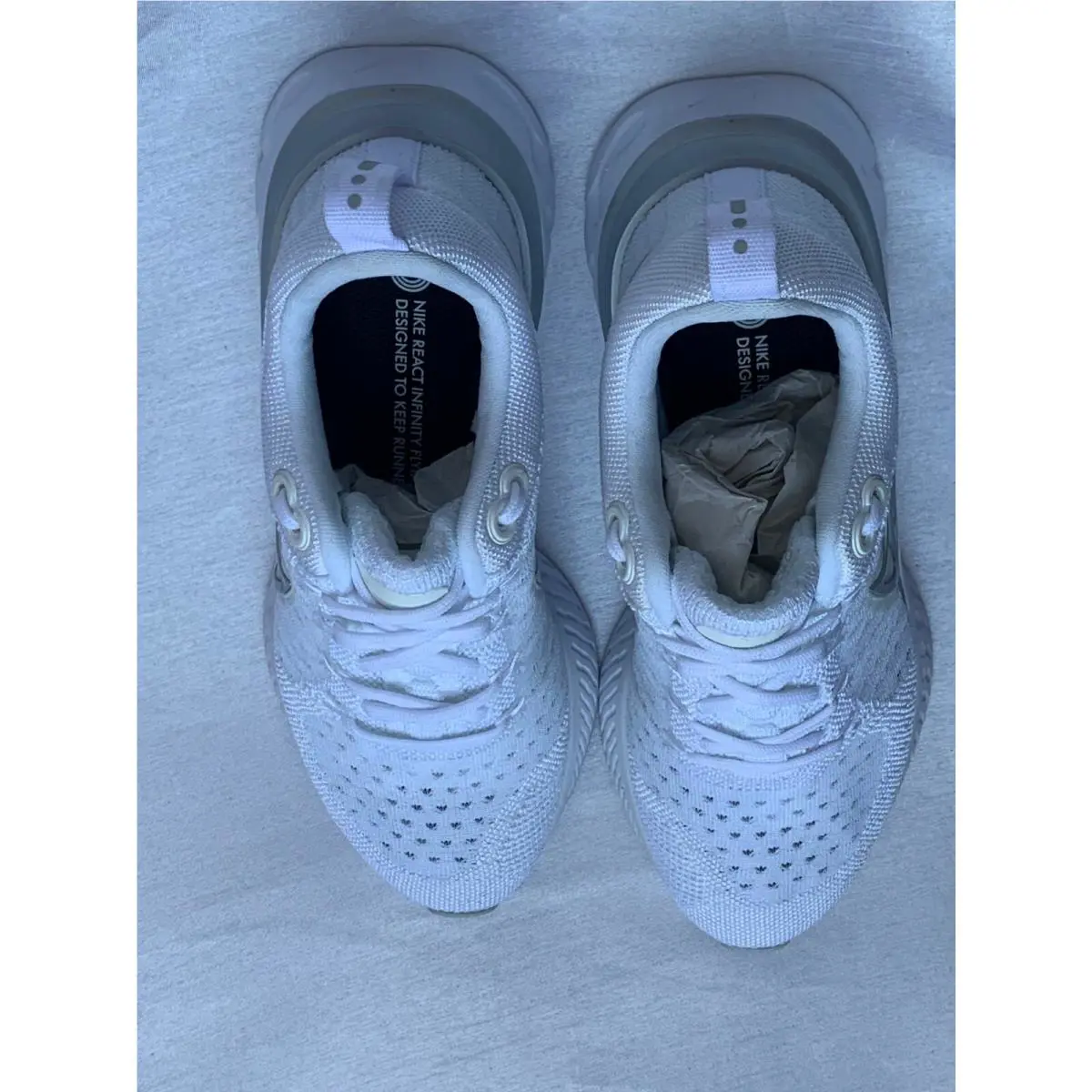 Nike shoes - Nike React Infinity - React Infinity - CT2423-102 - WHITE/METALLIC SILVER, Manufacturer: CT2423 102 3
