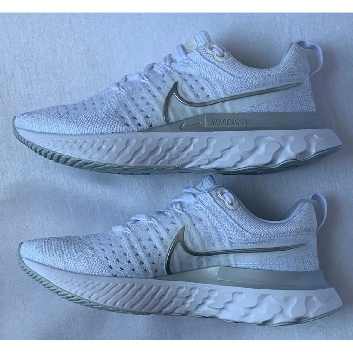 Nike shoes - Nike React Infinity - React Infinity - CT2423-102 - WHITE/METALLIC SILVER, Manufacturer: CT2423 102 5