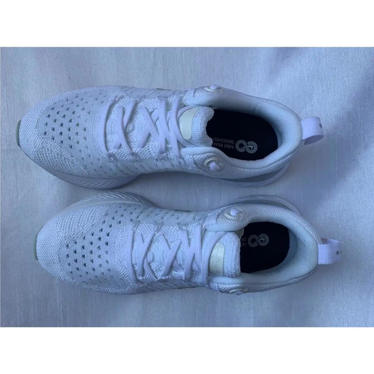 Nike shoes - Nike React Infinity - React Infinity - CT2423-102 - WHITE/METALLIC SILVER, Manufacturer: CT2423 102 18