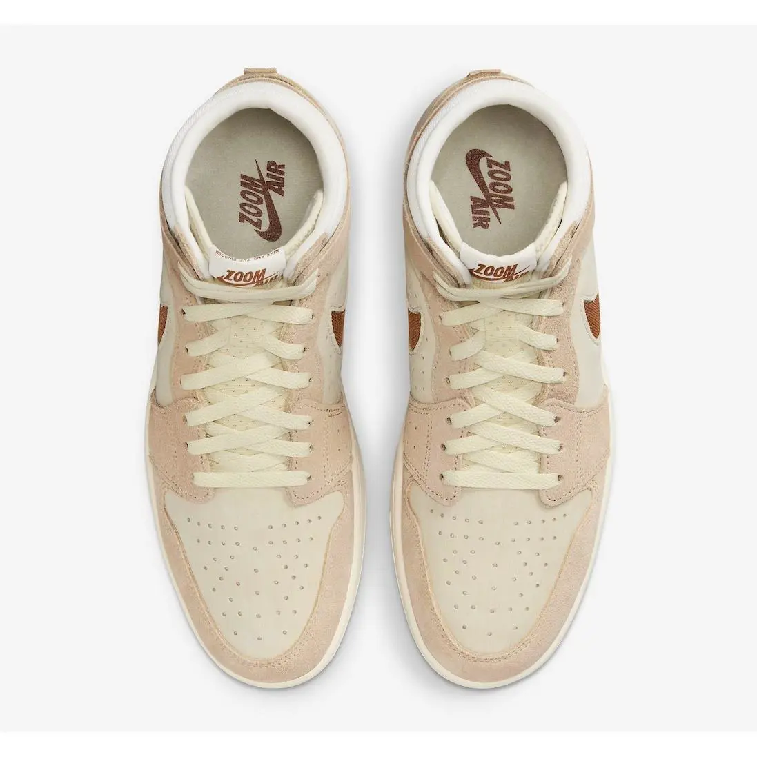Nike shoes - Air Jordan 1 High Zoom CMFT 2 - DV1307-120 - Sail/Legend Coffee/Legend Medium Brown 3
