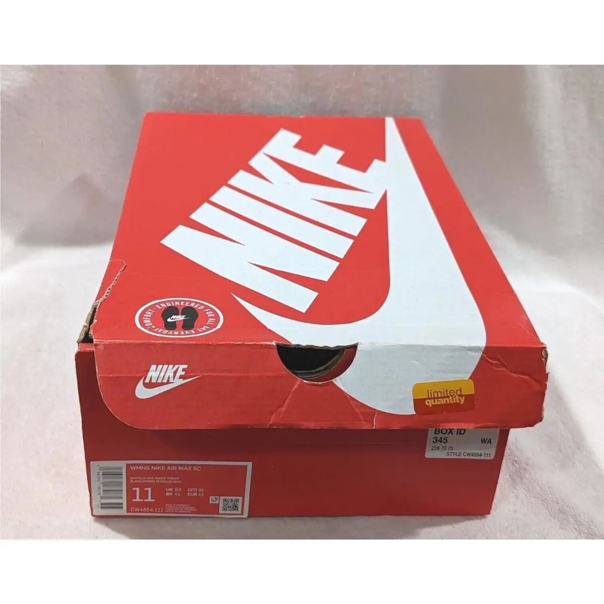 Nike shoes - Nike Air Max SC - Air Max - CW4554-111 - White/Black/Magic Ember 8