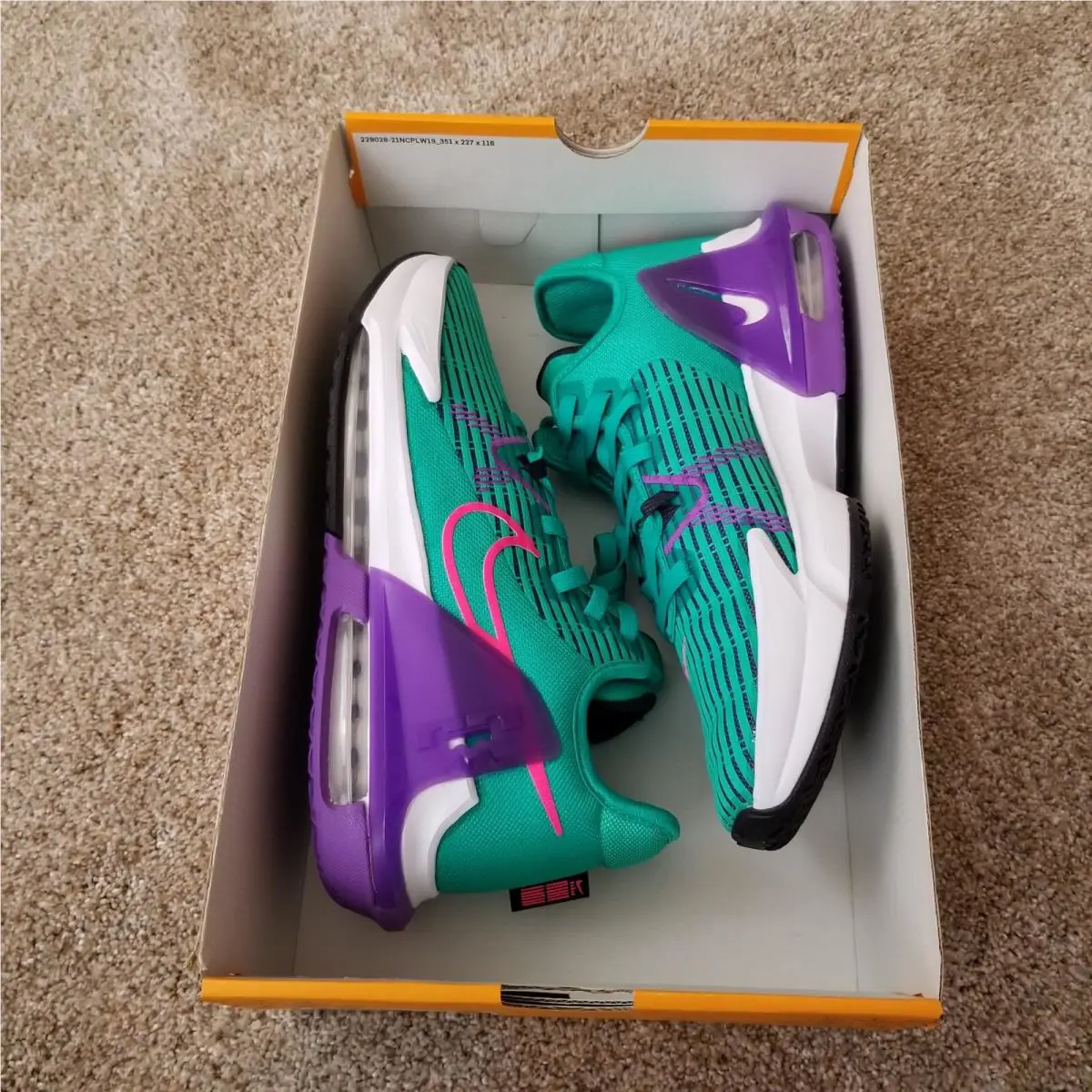 Nike shoes - Nike LeBron Witness 6 - LeBron Witness - CZ4052-300 - Multicolor 3