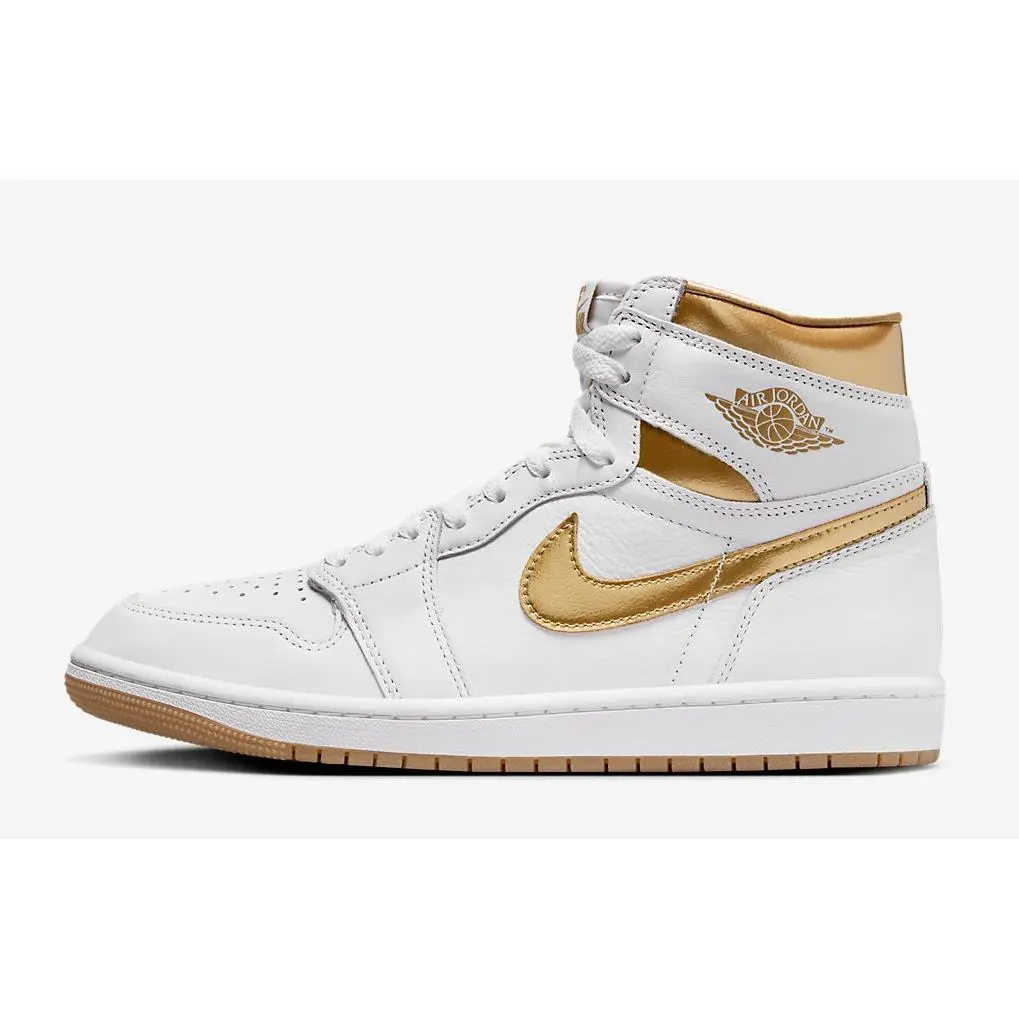 Nike shoes - Air Jordan 1 Retro High OG - FD2596-107 - White/Metallic Gold/Gum Light Brown 0