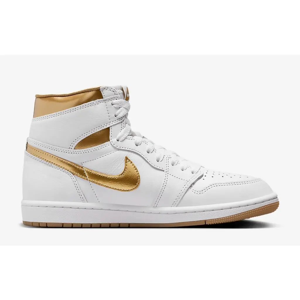 Nike shoes - Air Jordan 1 Retro High OG - FD2596-107 - White/Metallic Gold/Gum Light Brown 1