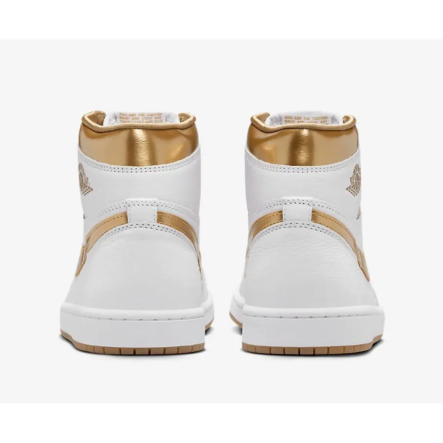 Nike shoes - Air Jordan 1 Retro High OG - FD2596-107 - White/Metallic Gold/Gum Light Brown 3
