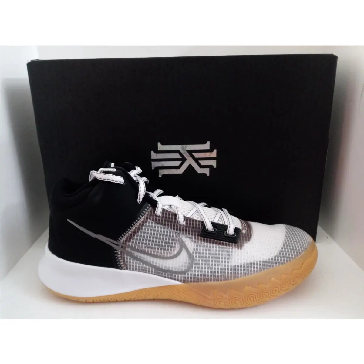 Nike shoes - NIKE KYRIE FLYTRAP IV - KYRIE FLYTRAP - CT1972-006 - BLACK/MTLC COOL GREY-WHITE 1