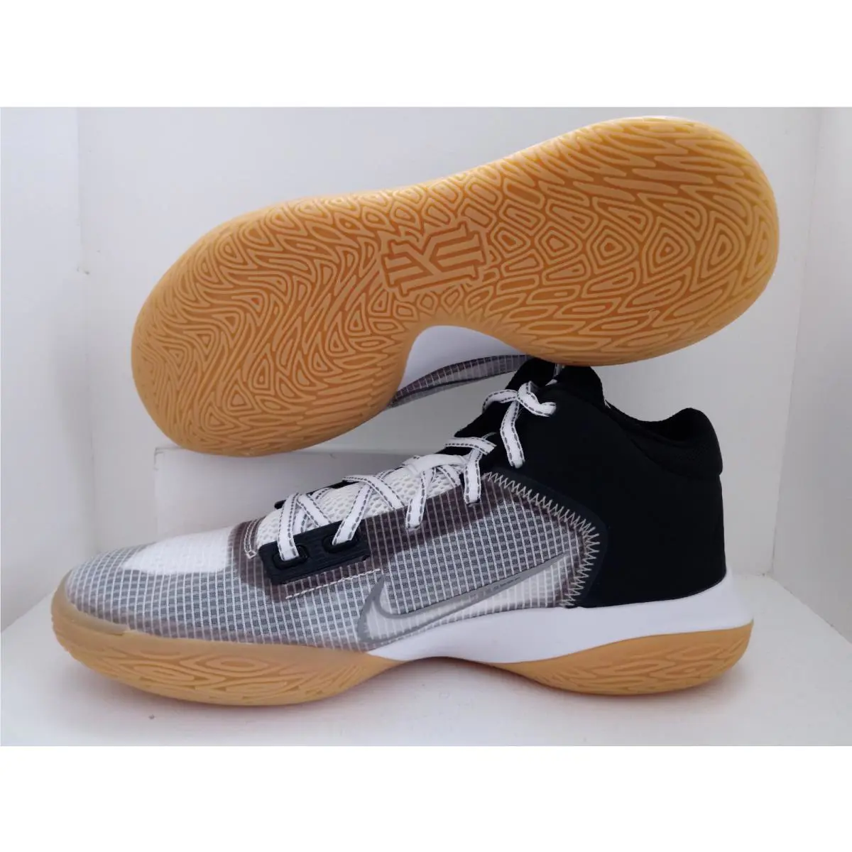 Nike shoes - NIKE KYRIE FLYTRAP IV - KYRIE FLYTRAP - CT1972-006 - BLACK/MTLC COOL GREY-WHITE 10