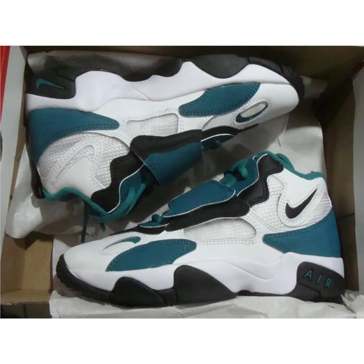 Nike shoes - White/Black-Fresh Water(103) 6