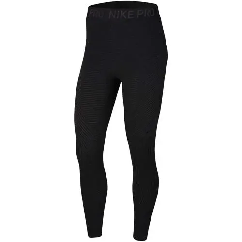 Pro Hyperwarm Women s Velour Tights Bv5562-010 S Black Pants by Nike