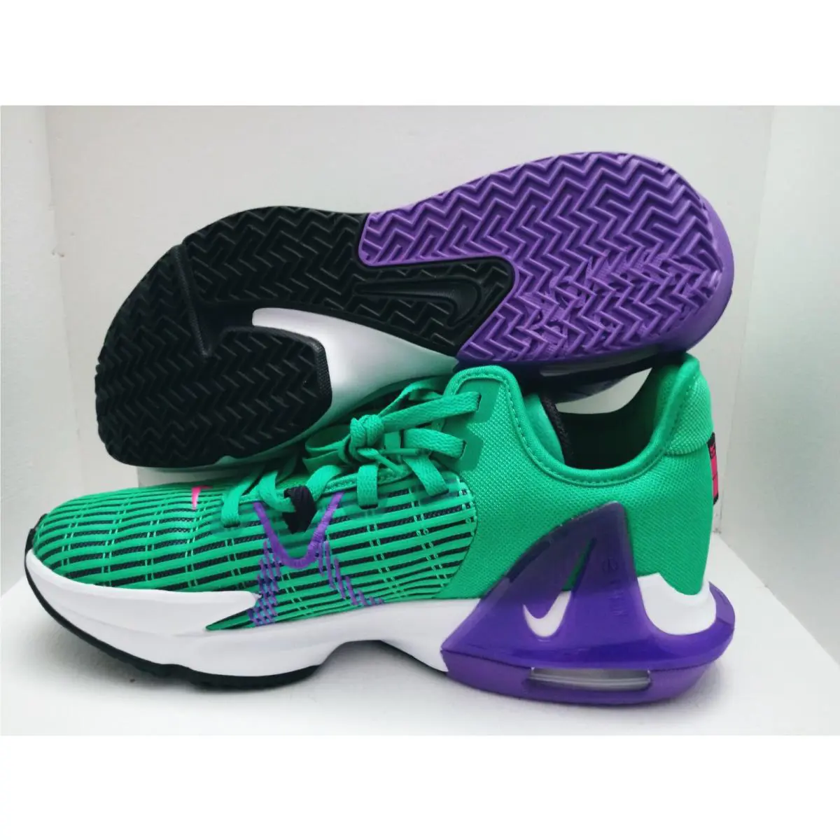 Nike shoes - Nike LeBron Witness 6 - LeBron Witness - CZ4052-300 - CLEAR EMERALD/HYPER PINK 8