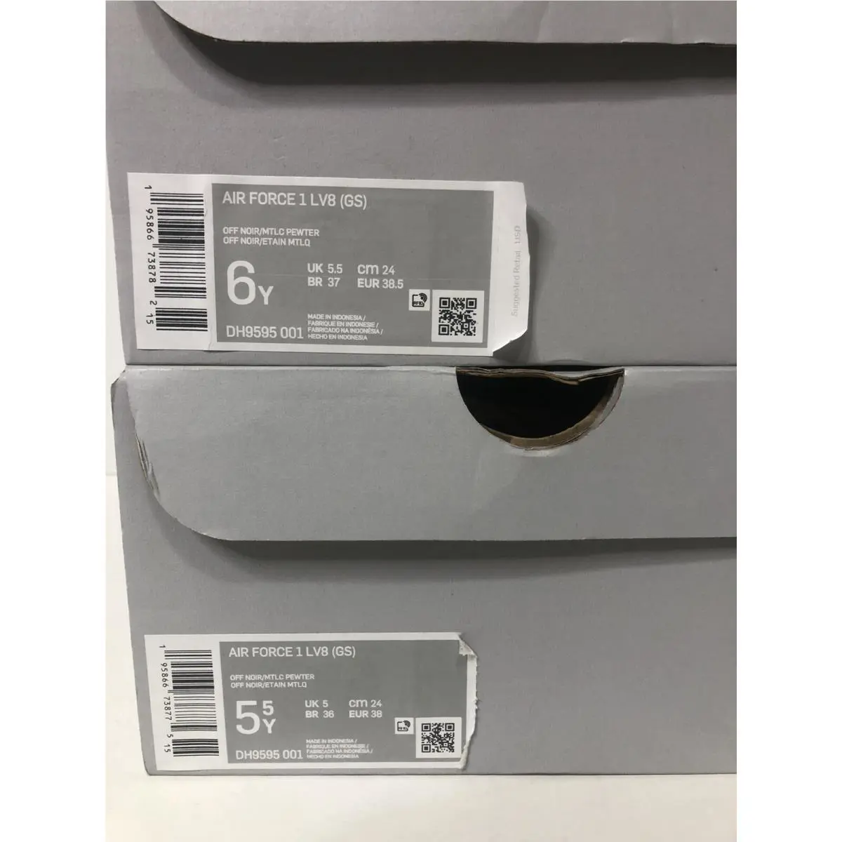 Nike shoes - Nike Air Force 1 LV8 - Dh9595-001 - White 8