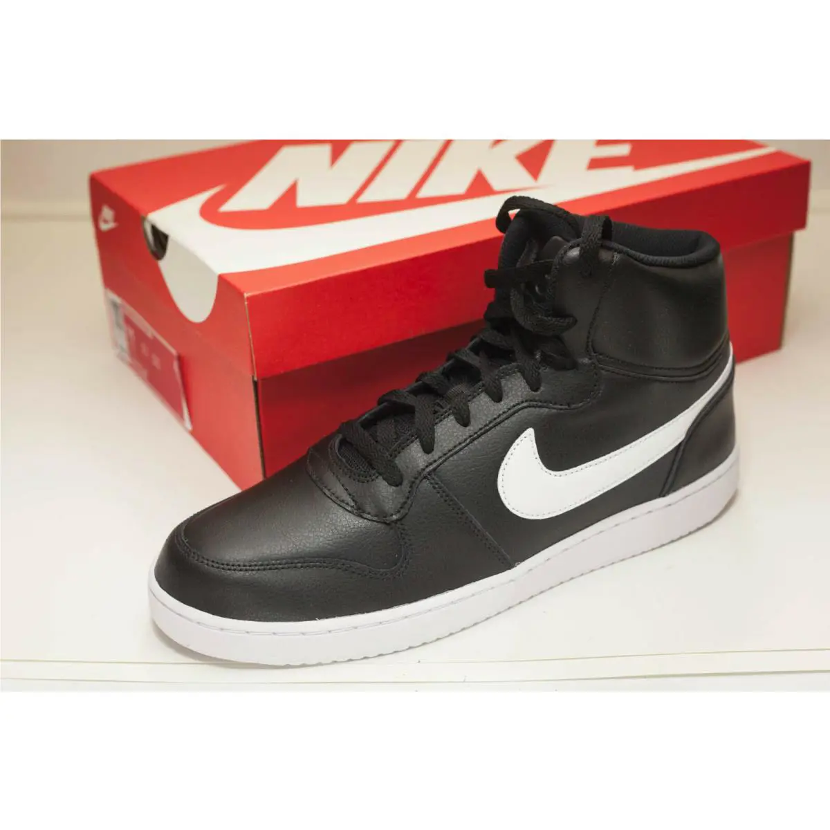 Nike shoes - Nike Ebernon Mid - Ebernon Mid - Black, Manufacturer: Black/White 0