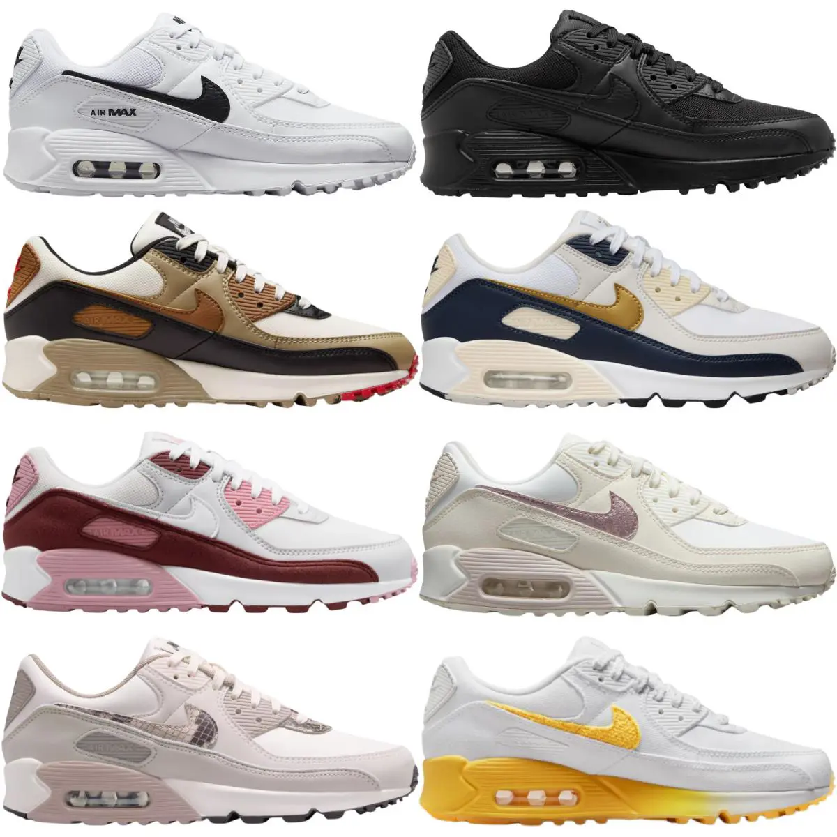 Nike shoes - Nike Air Max 90 - Air Max - White/White/White 30