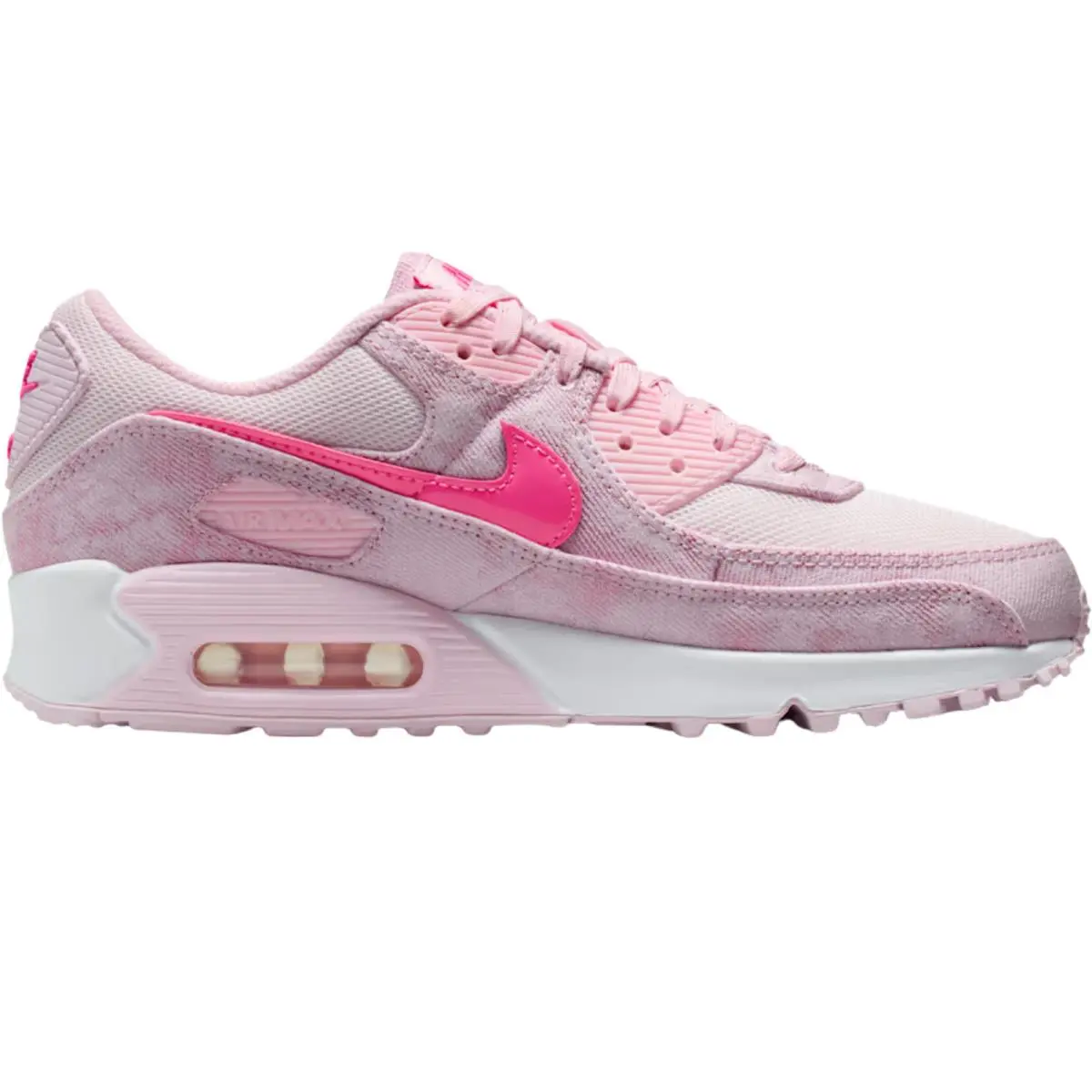 Air Max 90 Women Sneaker Shoe US Size 6-11 Colors Athletic Pink Foam/Pearl Pink/White/Pinksicle by Nike