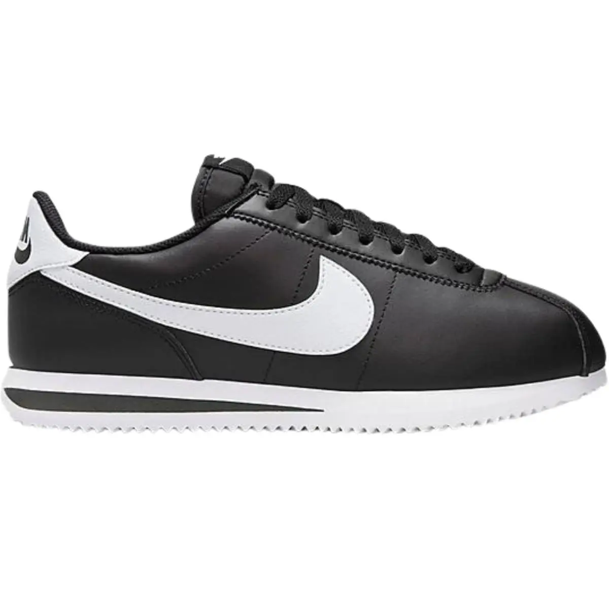 Nike Cortez Women Sneaker Shoe Size 6-11 Colors Athletic Casual - Black/White
