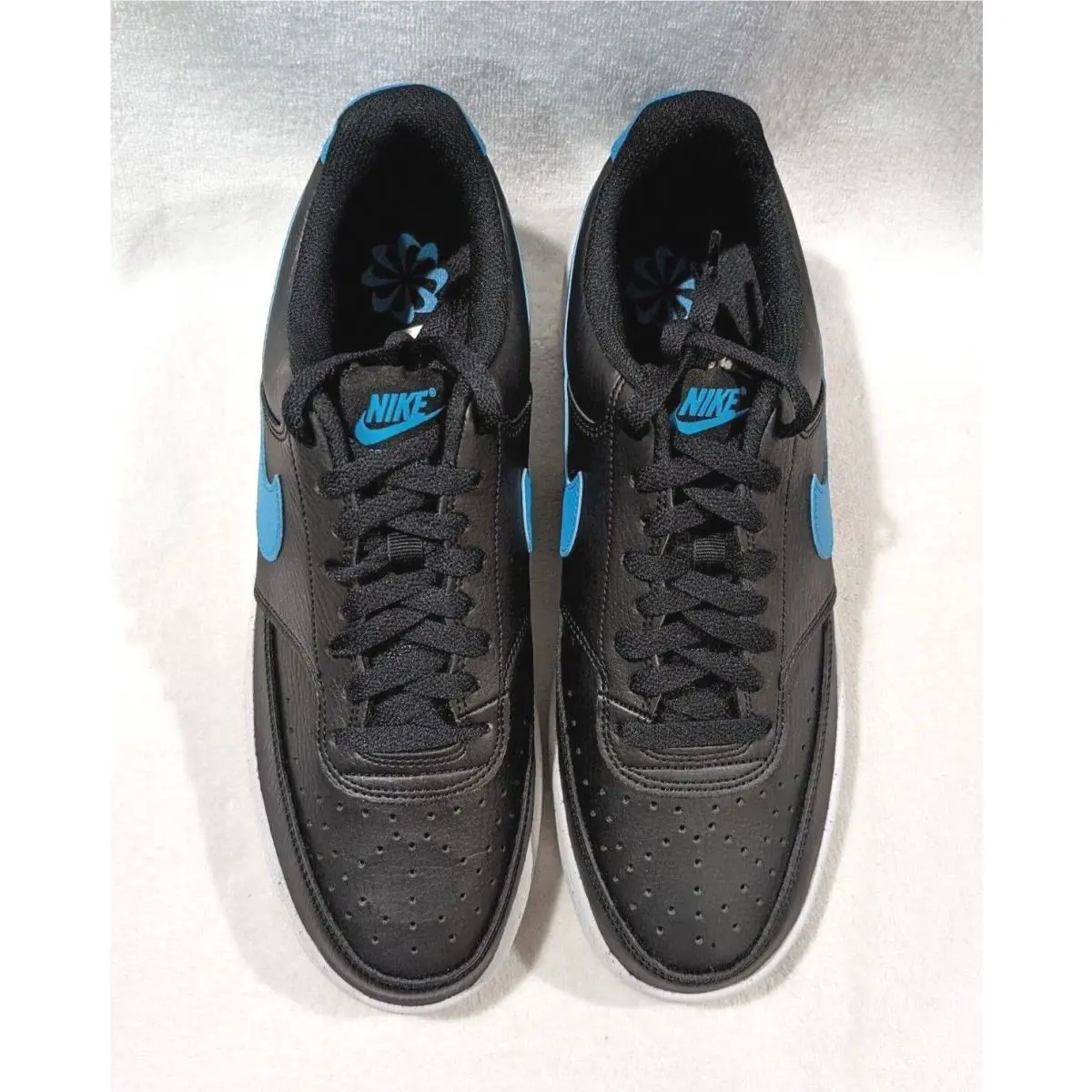 Nike shoes - Nike Court Vision Low NN - DH2987-005 - Black/Laser Blue 8