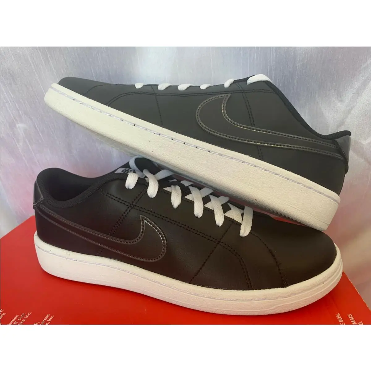 Nike shoes - Nike Court Royale 2 - Court Royale - CU9038-003 - BLACK/MTLC HEMATITE-WHITE, Manufacturer: CU9038 003 6