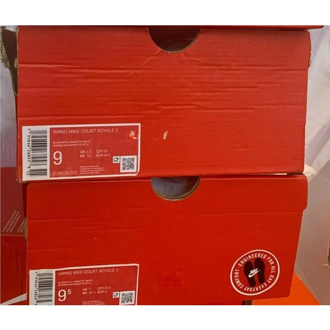 Nike shoes - Nike Court Royale 2 - Court Royale - CU9038-003 - BLACK/MTLC HEMATITE-WHITE, Manufacturer: CU9038 003 20