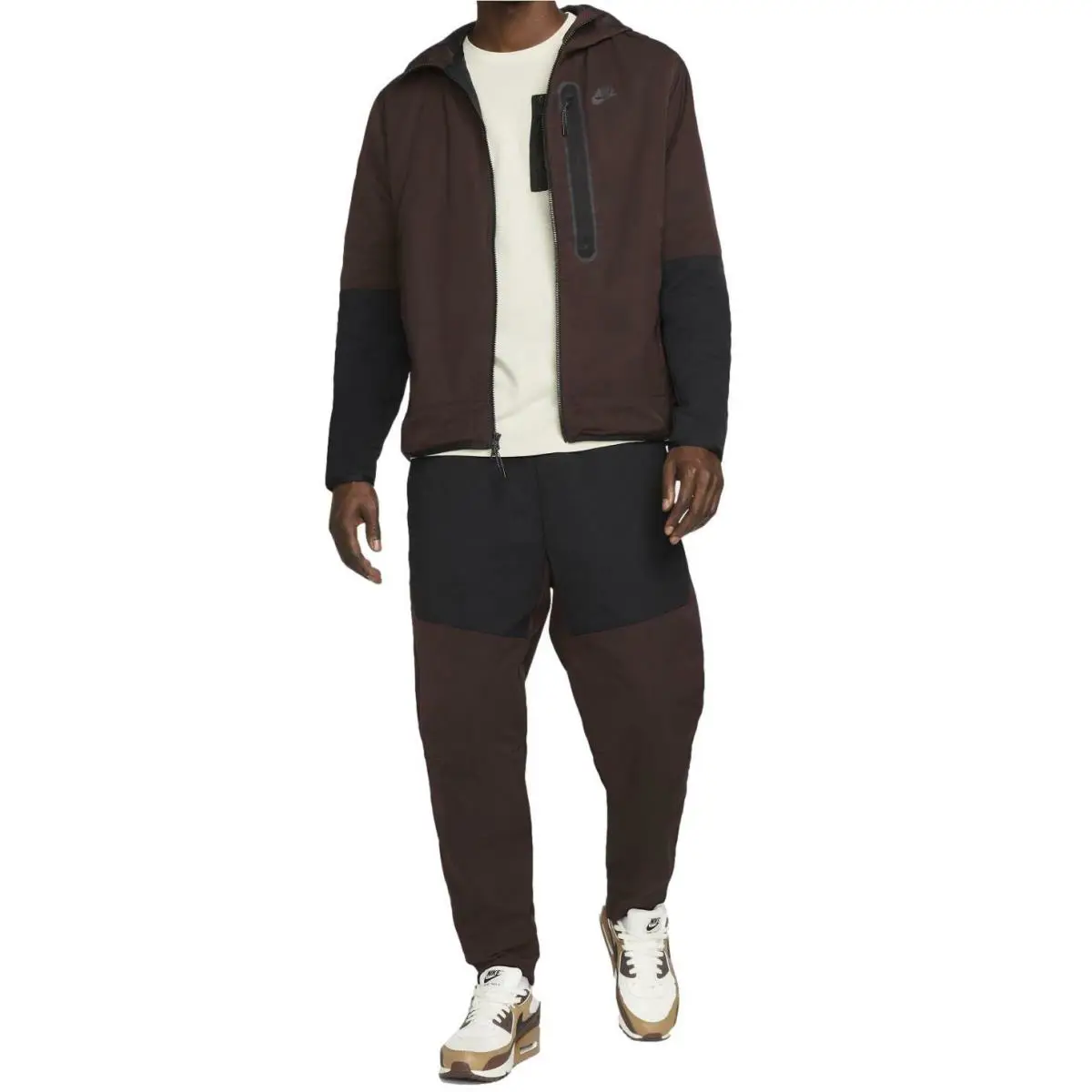 Nike clothing - Repel Insulated Hooded Jacket - Repel Insulated Hooded Jacket - Brown Basalt /Black/Black 5