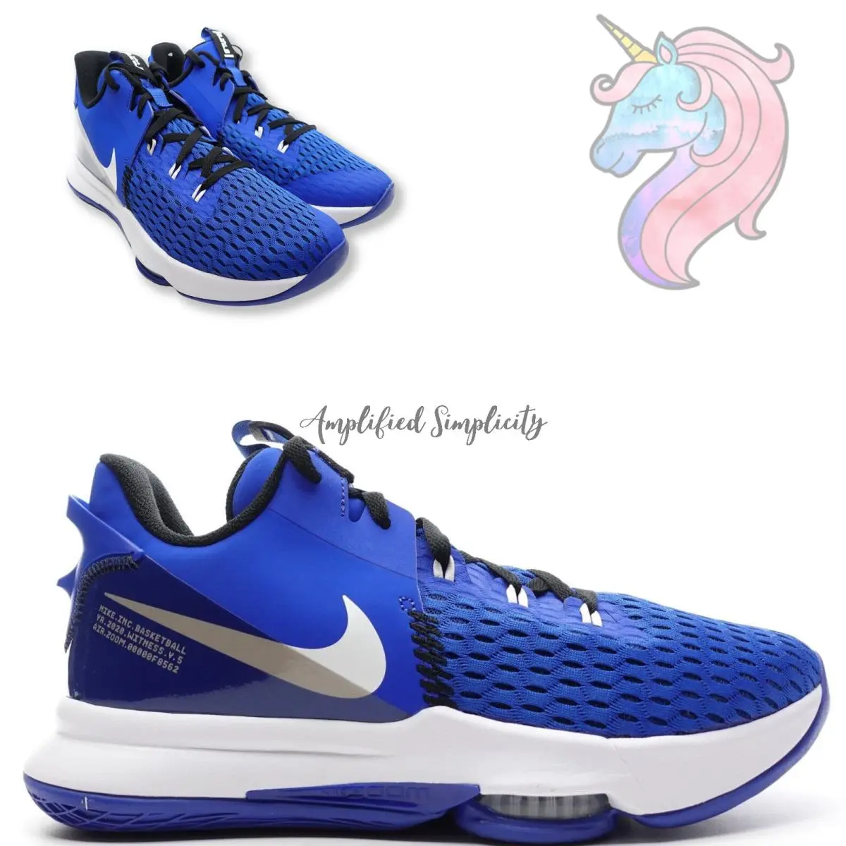 Nike shoes - Nike LeBron Witness - LeBron Witness - CQ9380-400 - Blue, White 16