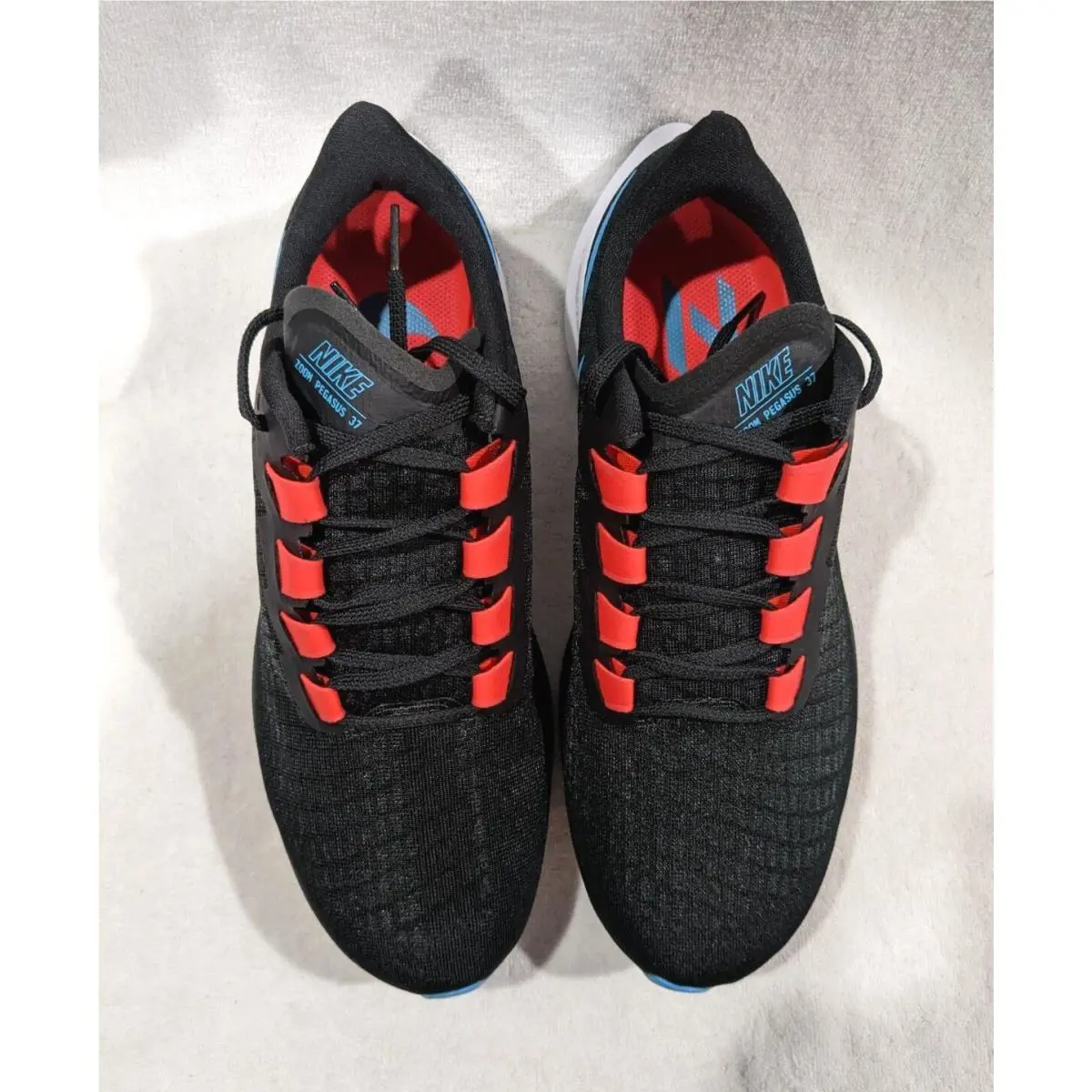 Nike shoes - Nike Air Zoom Pegasus 37 - BQ9646-011 - Black/Blue 1