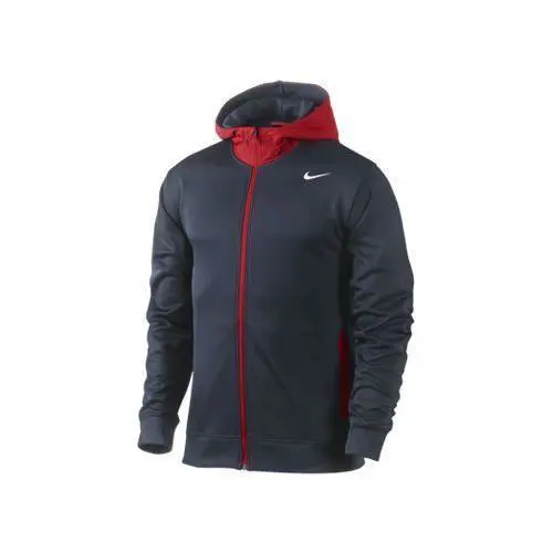 Nike Blue Men`s Tennis Dri-fit French Terry Hoodie 480294-451 M L XL - Blue