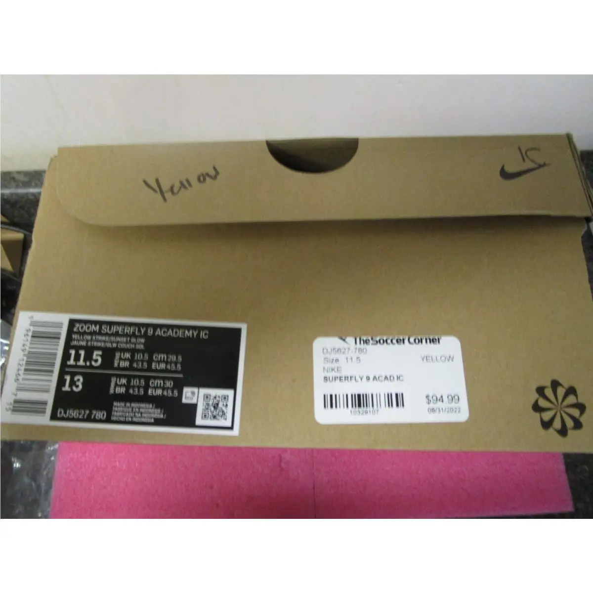 Nike shoes - Nike Zoom Superfly - Zoom Superfly - DJ5627-780 - Yellow 1