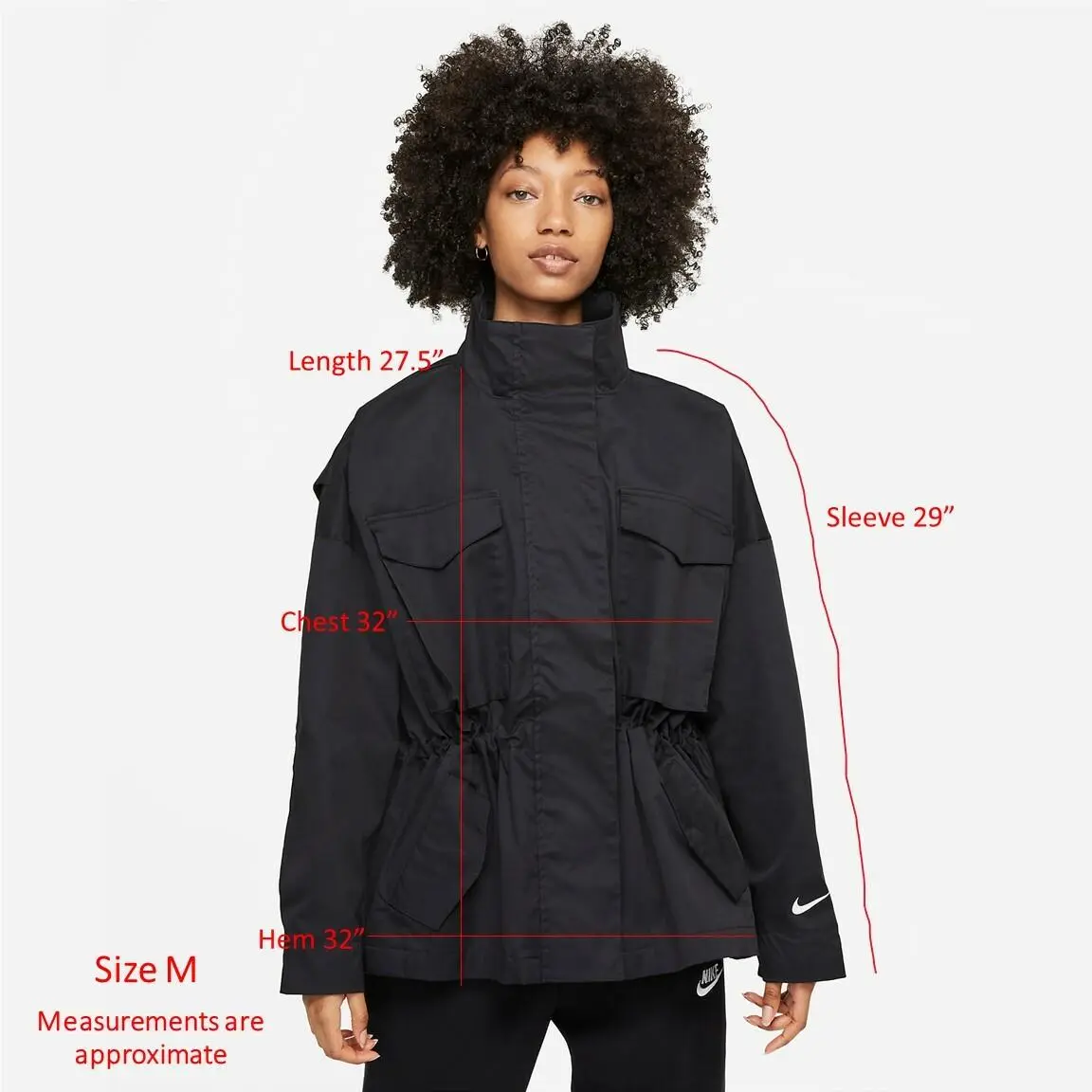 Nike clothing - DD5985 010 - Black, White 35