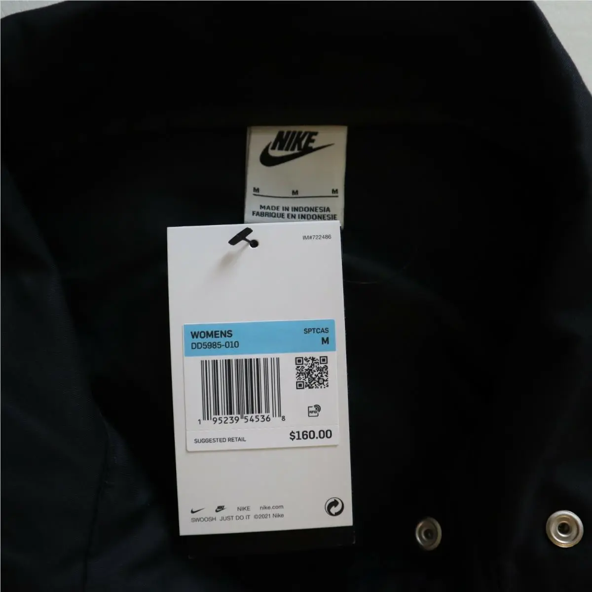Nike clothing - DD5985 010 - Black, White 37