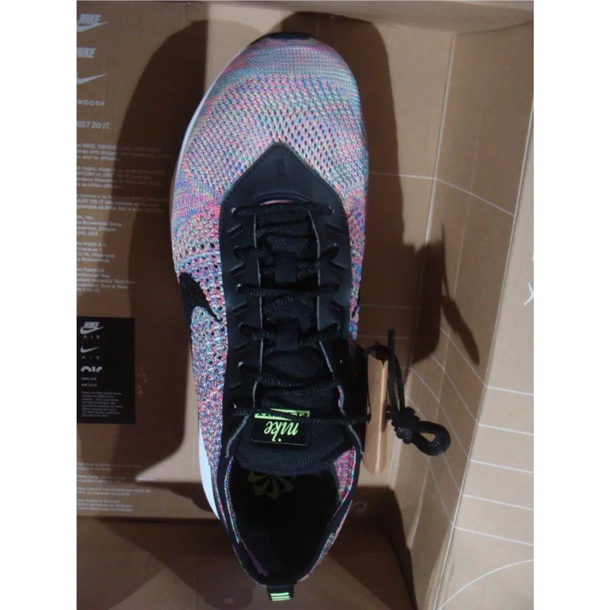 Nike shoes - Nike Air Max Flyknit - Air Max Flyknit - DJ6106 300 - GHOST GREEN/BLACK PINK BLAST 1