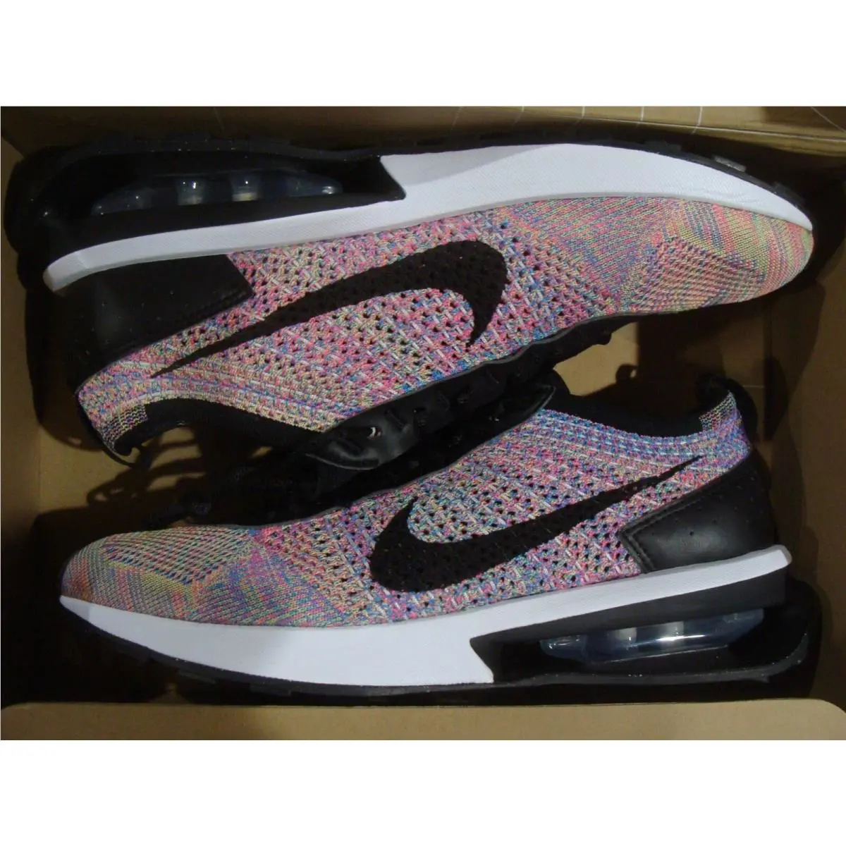 Nike shoes - Nike Air Max Flyknit - Air Max Flyknit - DJ6106 300 - GHOST GREEN/BLACK PINK BLAST 6