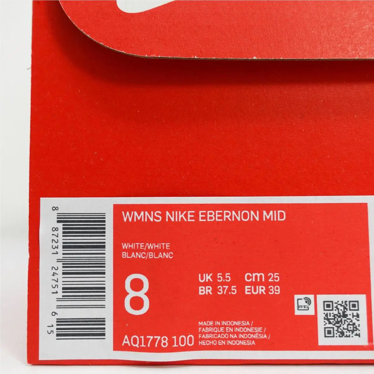 Nike shoes - Nike Ebernon Mid - Ebernon Mid - AQ1778-100 - White 0