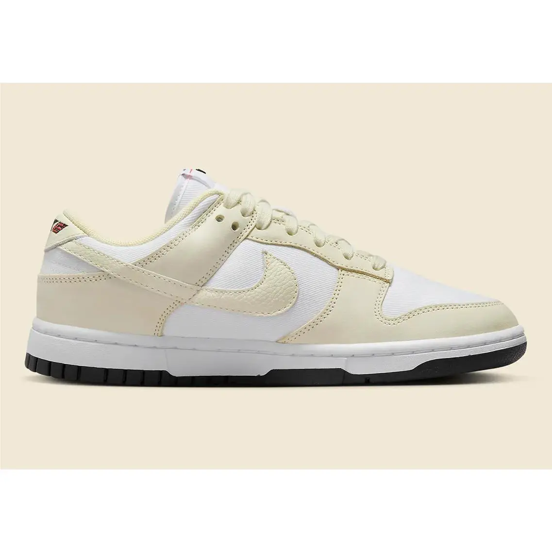 Nike shoes - Nike Dunk Low - Dunk Low - DZ2710-100 - White/Coconut Milk/Black/Siren Red 0