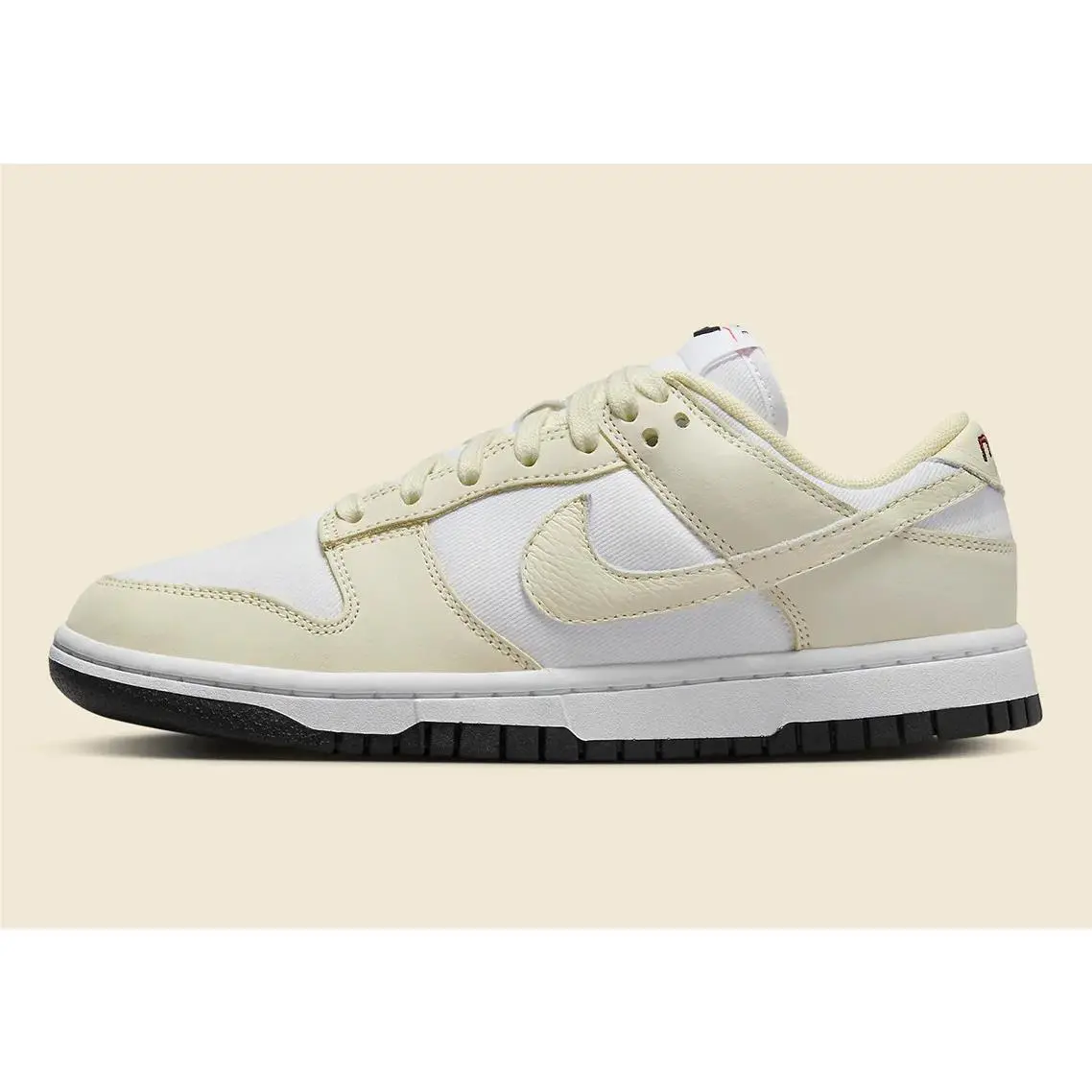 Nike shoes - Nike Dunk Low - Dunk Low - DZ2710-100 - White/Coconut Milk/Black/Siren Red 7