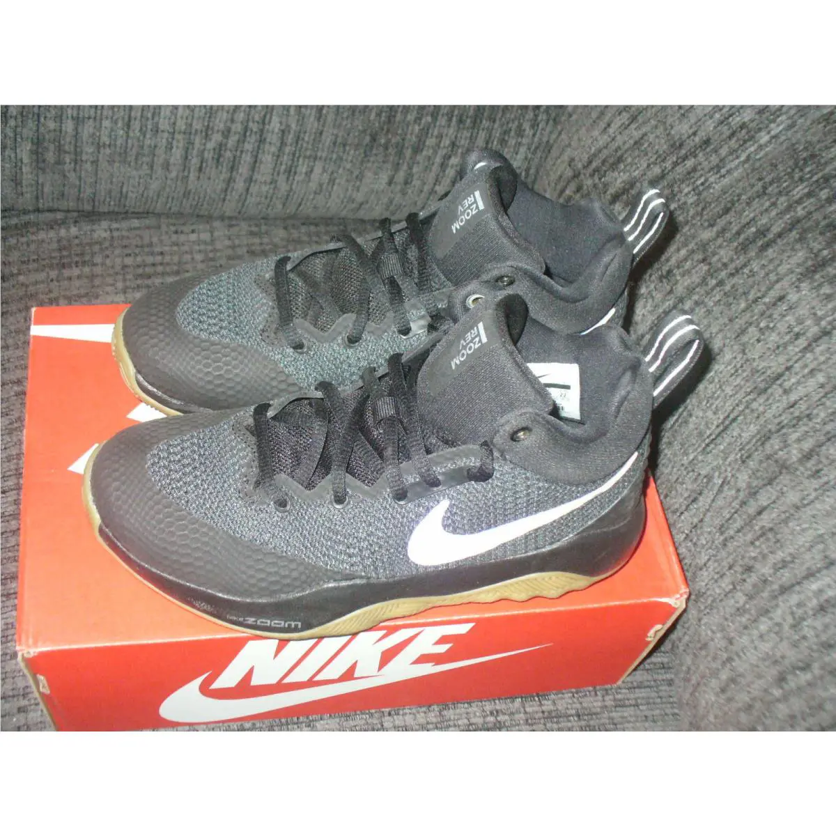 Nike shoes - Nike Zoom Rev - Zoom Rev - 897620-010 - Black/Purple Swoosh 1