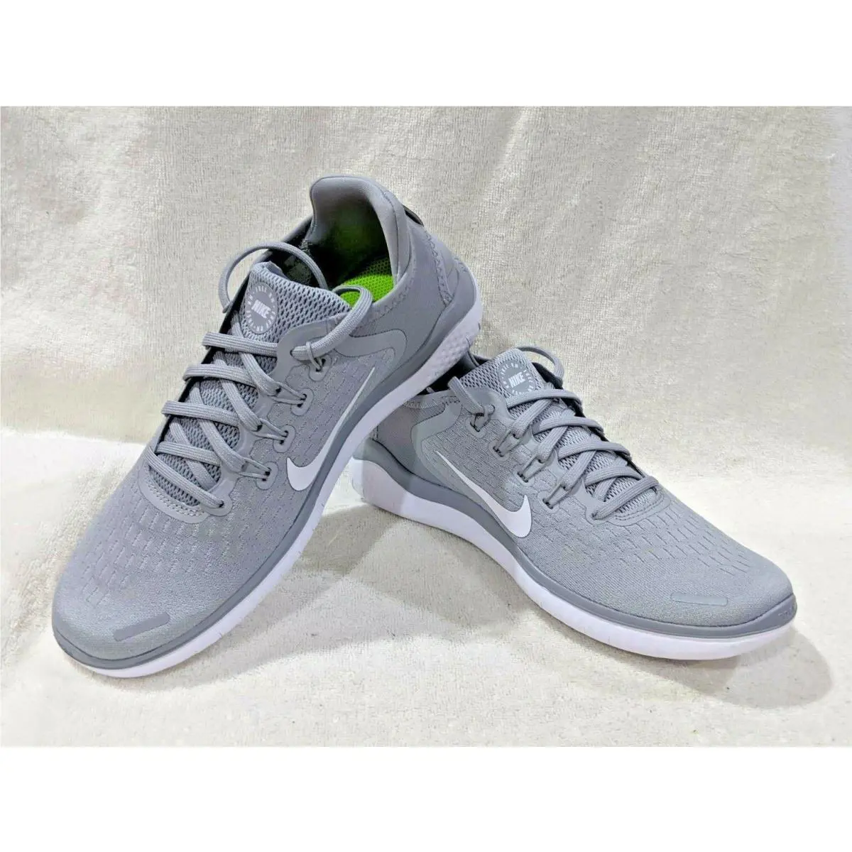 Nike shoes - Nike Free RN 2018 - Free - 942837-003 - Wolf Grey/White/Volt 8