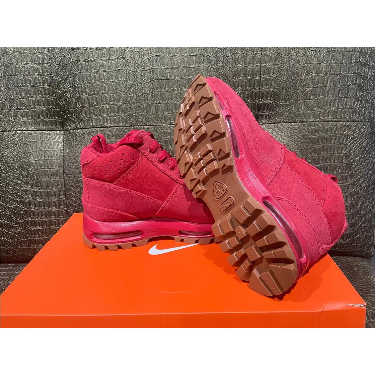 Nike shoes - Nike Air Max Goadome - Air Max Goadome - 311567 602 - Gym Red / Medium Gum Brown, Manufacturer: Gym Red / Medium Gum Brown 3