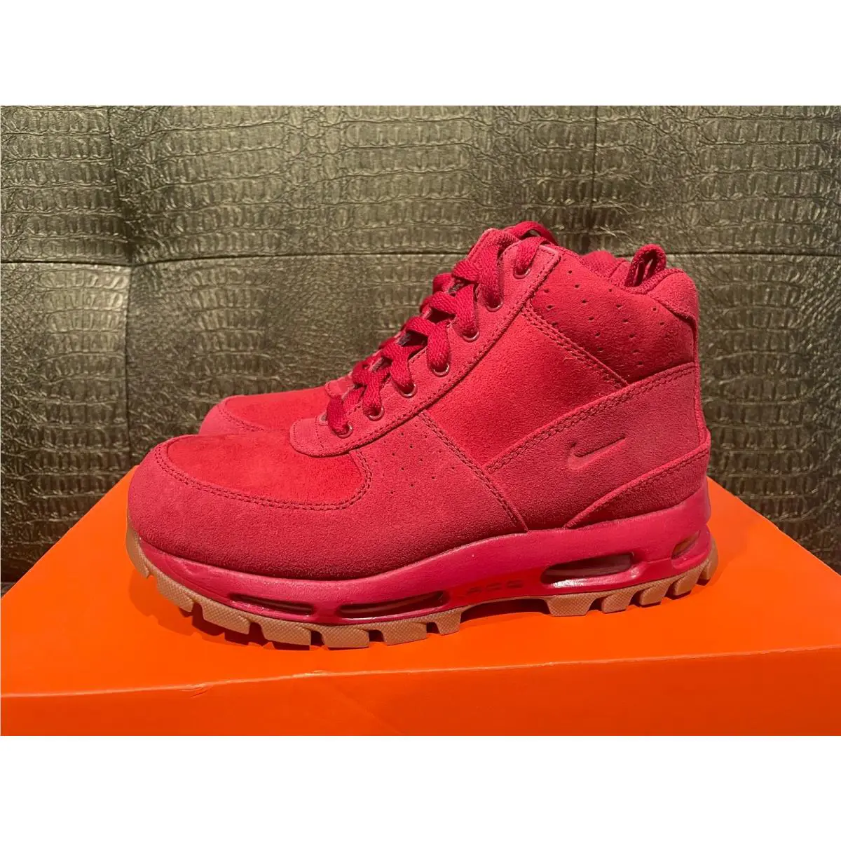 Nike shoes - Nike Air Max Goadome - Air Max Goadome - 311567 602 - Gym Red / Medium Gum Brown, Manufacturer: Gym Red / Medium Gum Brown 6
