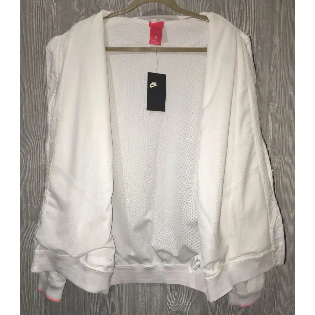 Nike clothing - NIKE NikeCourt Varsity F/Z Tennis Jacket - 728986 - White 5